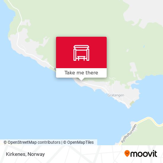 Kirkenes map