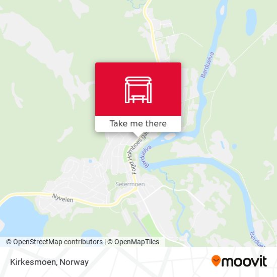 Kirkesmoen map