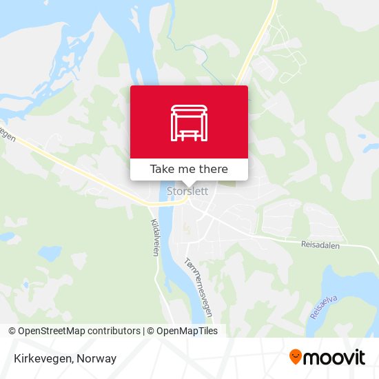 Kirkevegen map