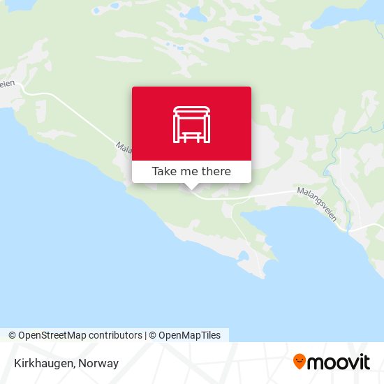 Kirkhaugen map