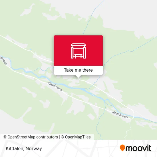 Kitdalen map