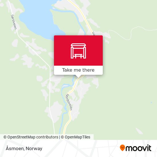 Åsmoen map