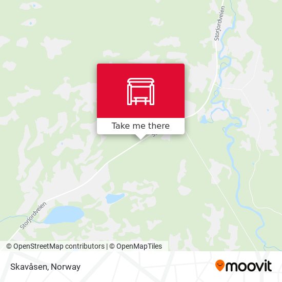 Skavåsen map