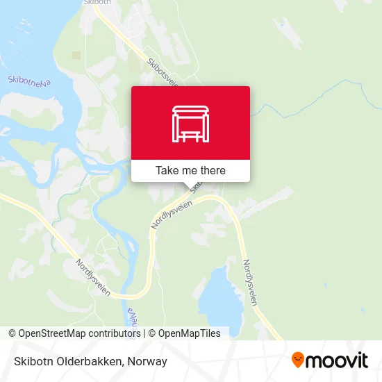 Skibotn Olderbakken map