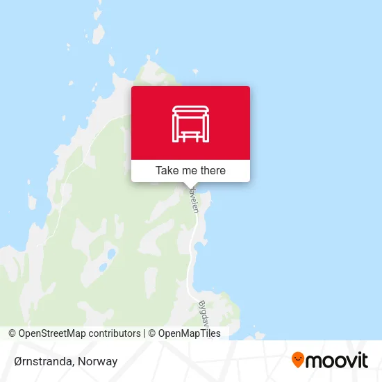 Ørnstranda map