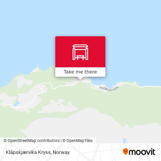 Klåpskjærvika Kryss map