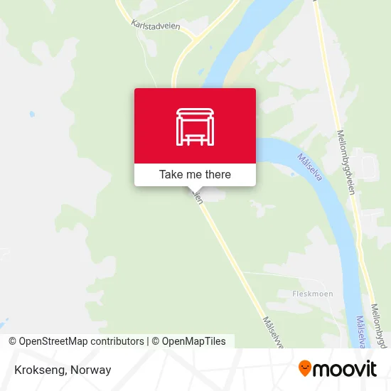 Krokseng map