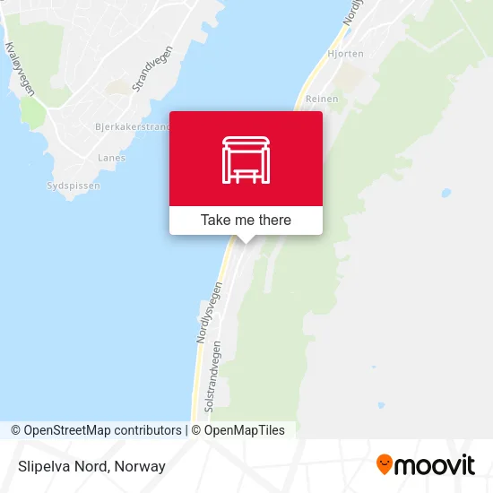 Slipelva Nord map
