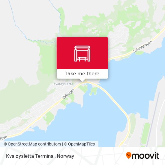 Kvaløysletta Terminal map