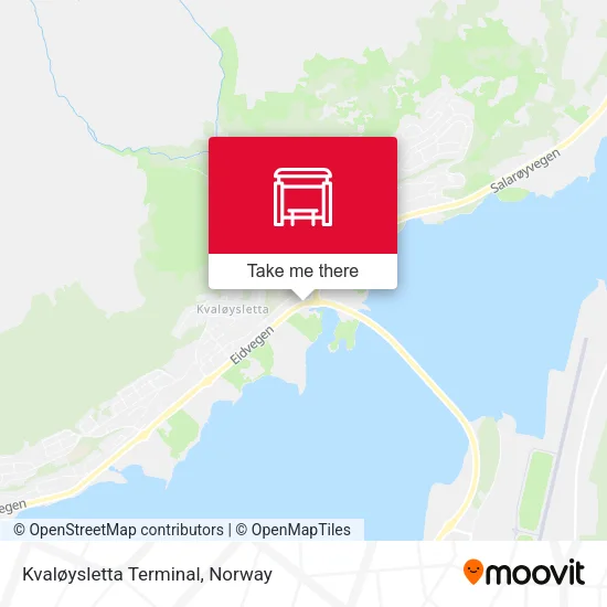 Kvaløysletta Terminal map