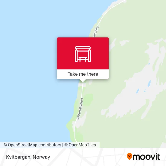 Kvitbergan map
