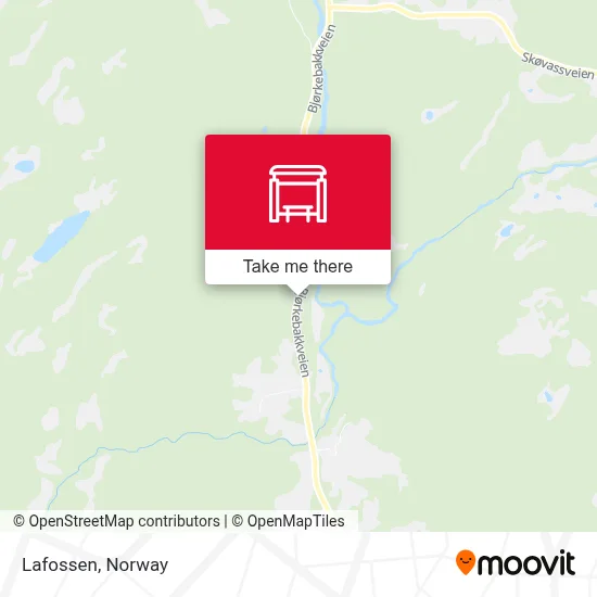 Lafossen map