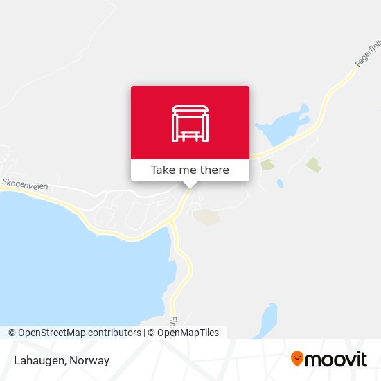 Lahaugen map