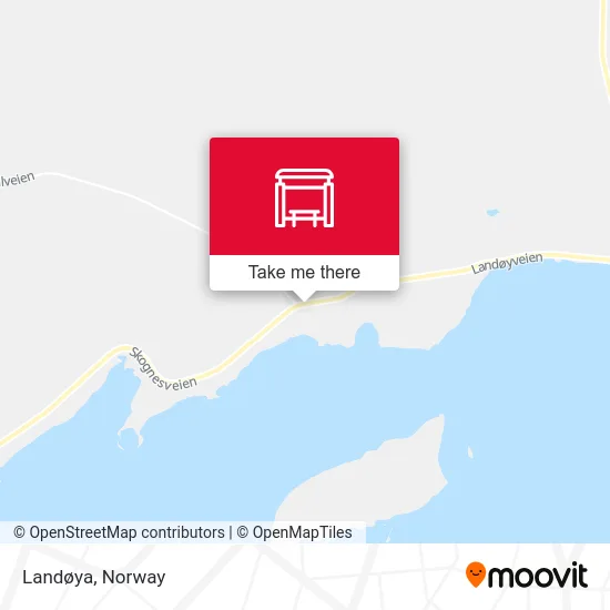 Landøya map