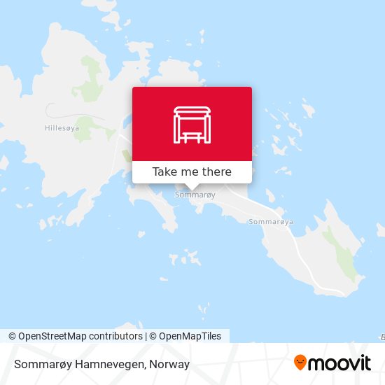 Sommarøy Hamnevegen map