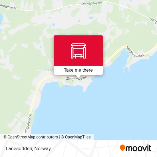 Lanesodden map