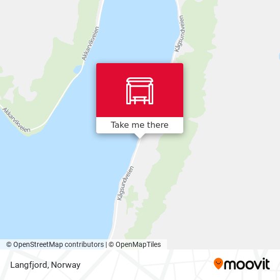 Langfjord map