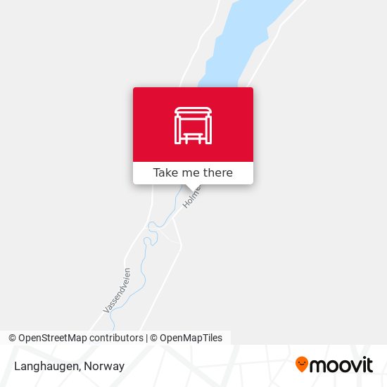 Langhaugen map