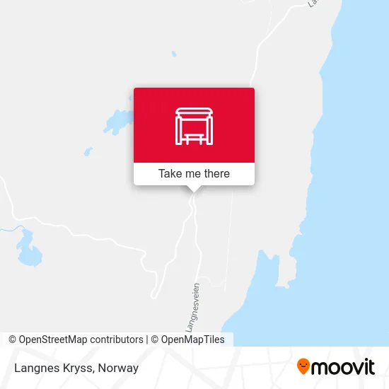 Langnes Kryss map