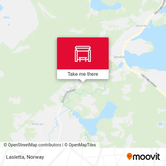 Lasletta map