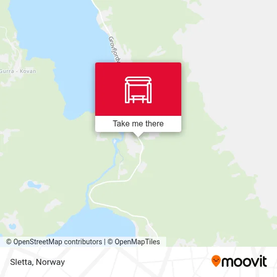 Sletta map