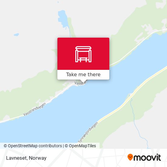 Lavneset map