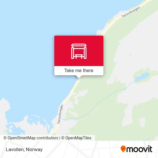 Lavollen map
