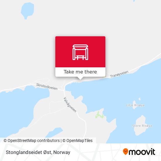 Stonglandseidet Øst map