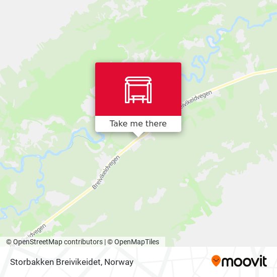 Storbakken Breivikeidet map