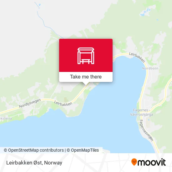 Leirbakken Øst map