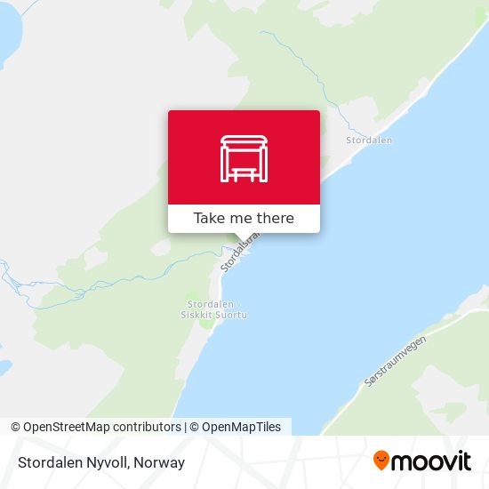 Stordalen Nyvoll map