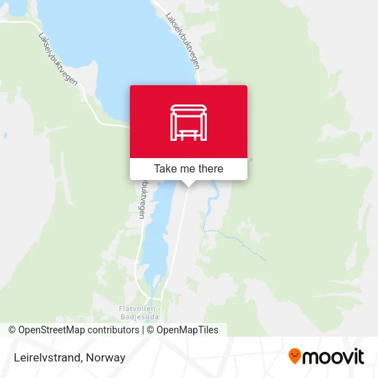 Leirelvstrand map