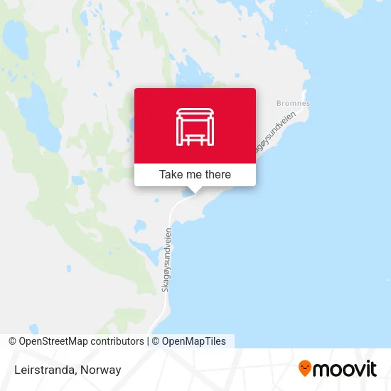 Leirstranda map
