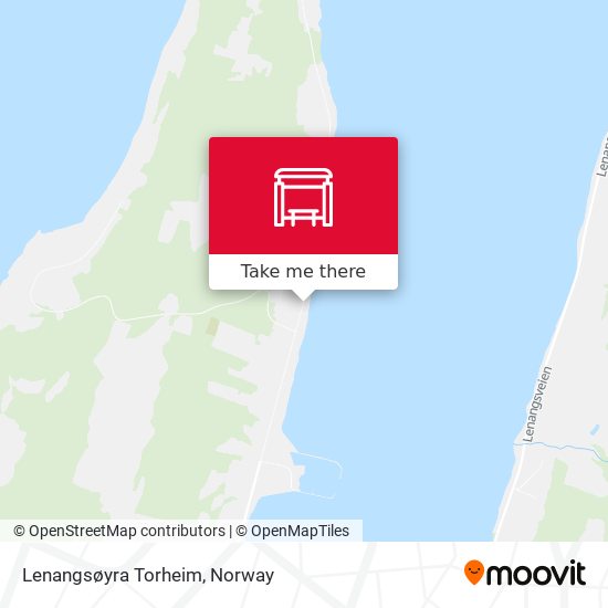 Lenangsøyra Torheim map