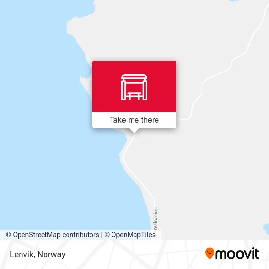 Lenvik map
