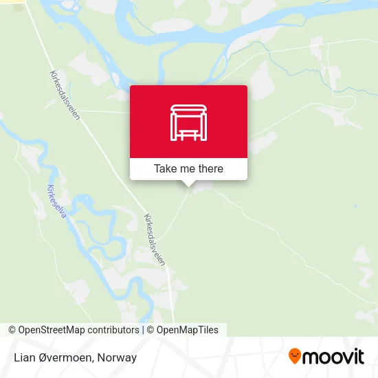 Lian Øvermoen map
