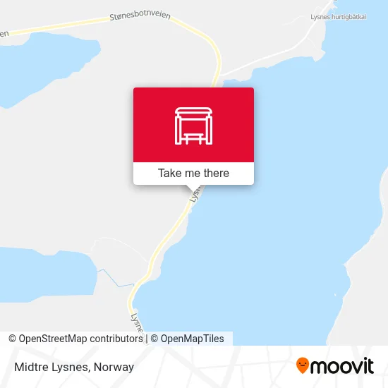 Midtre Lysnes map