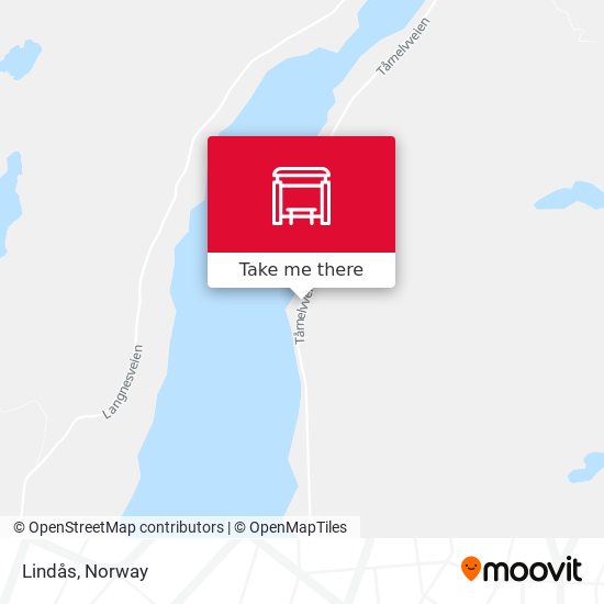 Lindås map