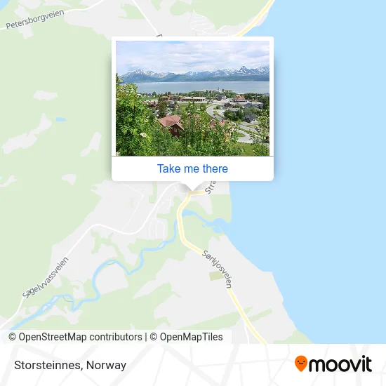 Storsteinnes map