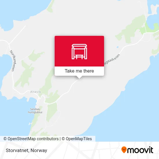Storvatnet map