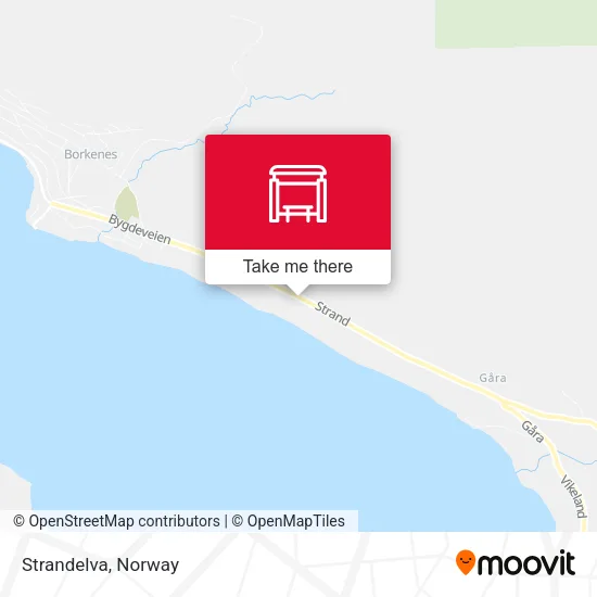 Strandelva map