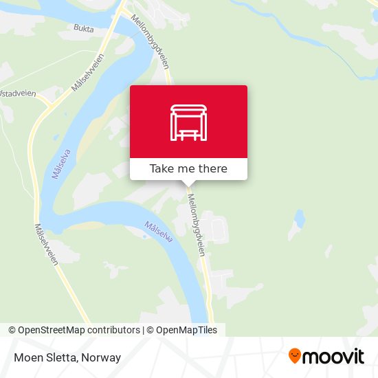 Moen Sletta map