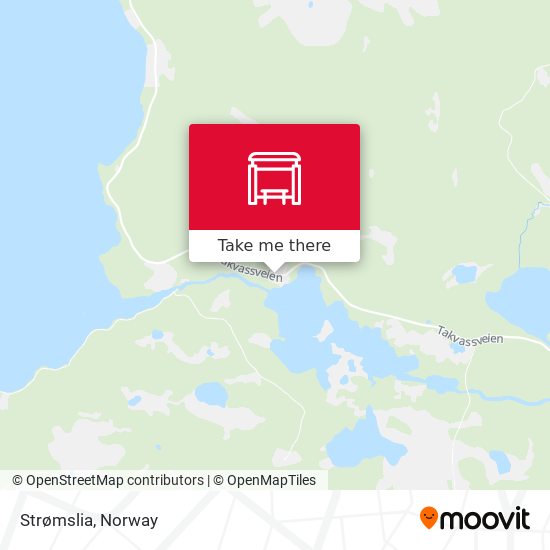 Strømslia map