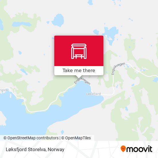 Løksfjord Storelva map