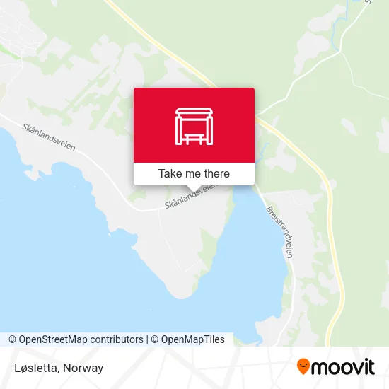 Løsletta map