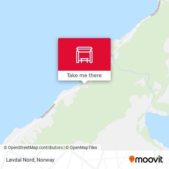 Løvdal Nord map