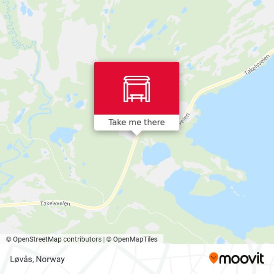 Løvås map