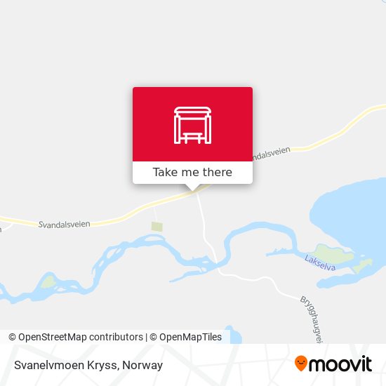 Svanelvmoen Kryss map