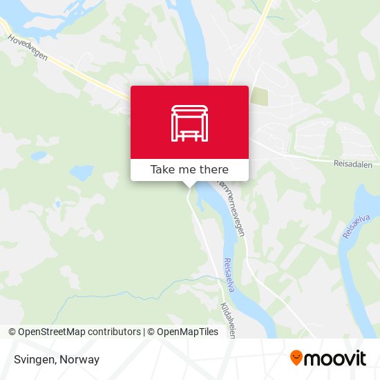 Svingen map