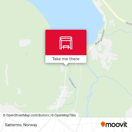 Sætermo map